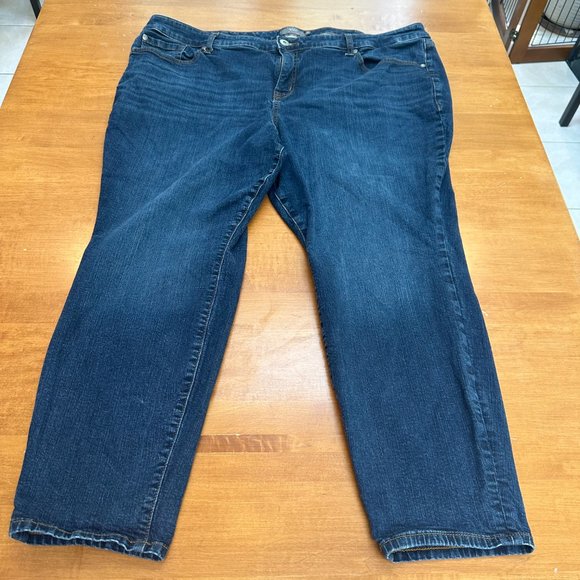 Torrid Jeans Mid Rise Skinny Ankle Vintage Stretch Medium Wash Size 26 #13622634 - Picture 4 of 12